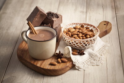 Almonds Hot Chocolate - content card