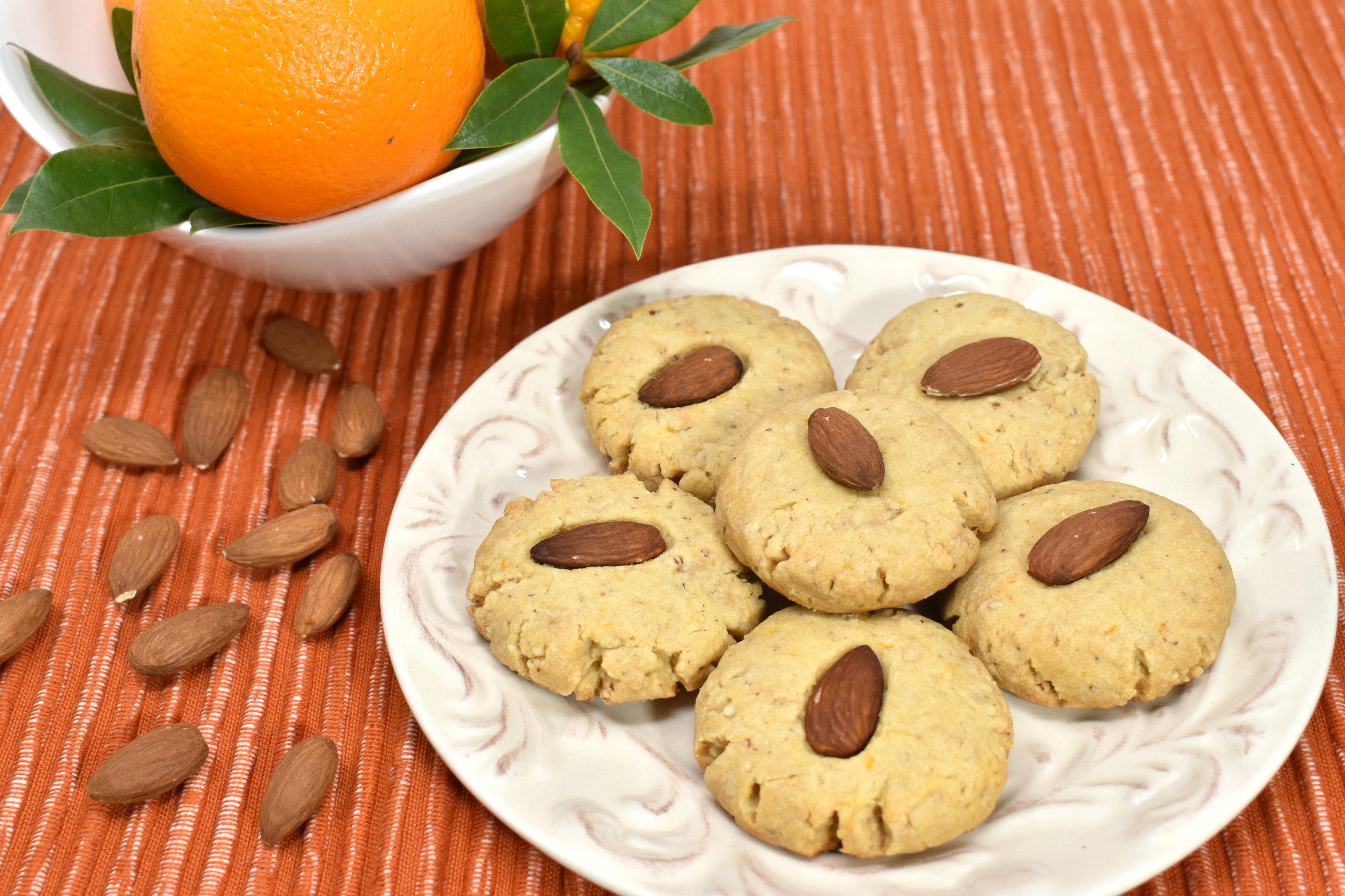 Almond Orange Butter Cookies