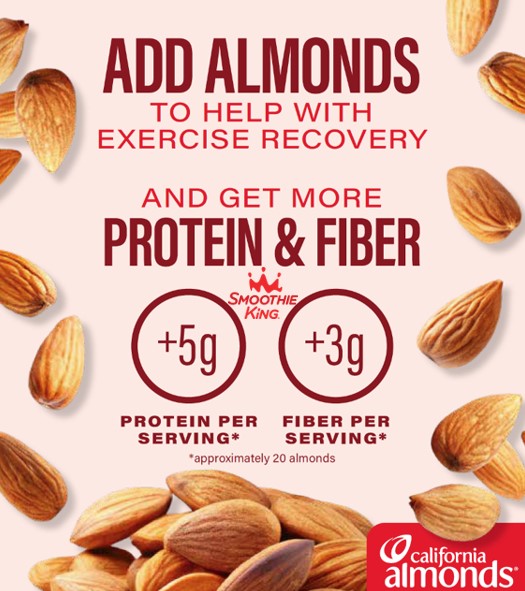 Celebrate National Nutrition Month with Almonds’ Benefits at Smoothie King