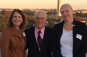 In 2014, Heintz, Curtis and Ludwig (shown left to right) attended a Pollinator Partnership meeting in Washington, D.C.