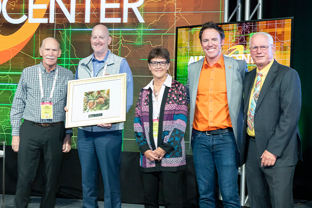Ken Stevenson was awarded the 2021 Almond Technical Achievement Award at The Almond Conference 2021 